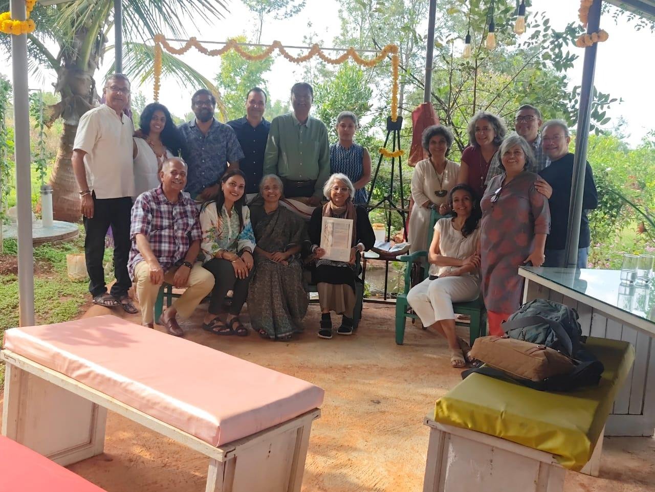 Family gathering at Rassba Farm